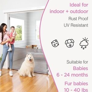 Mesh Safety Gate for Babies and Pets